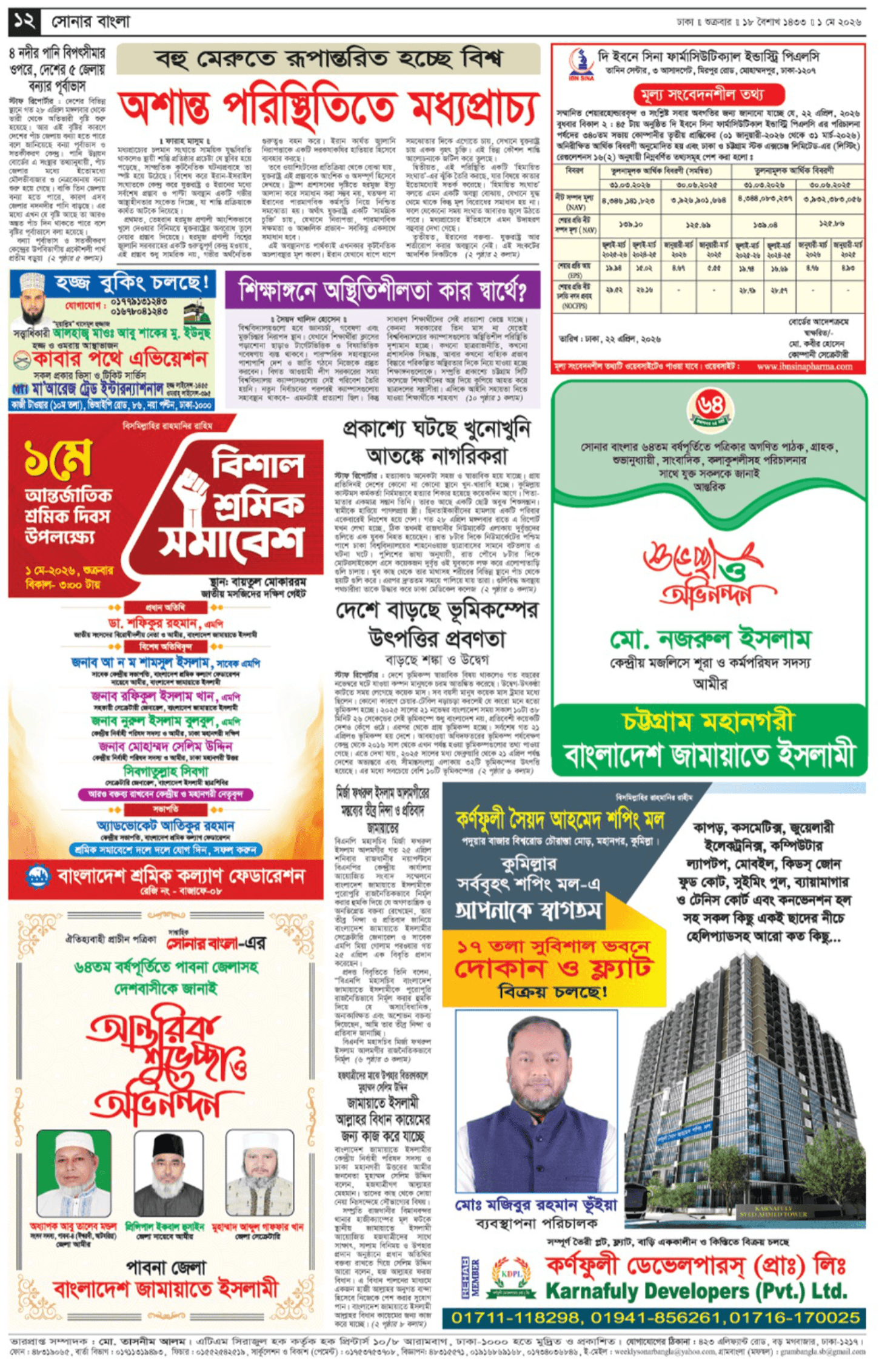 The Weekly Sonarbangla